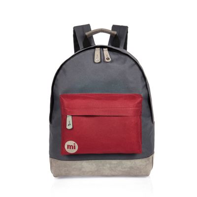 Red colour block Mipac backpack